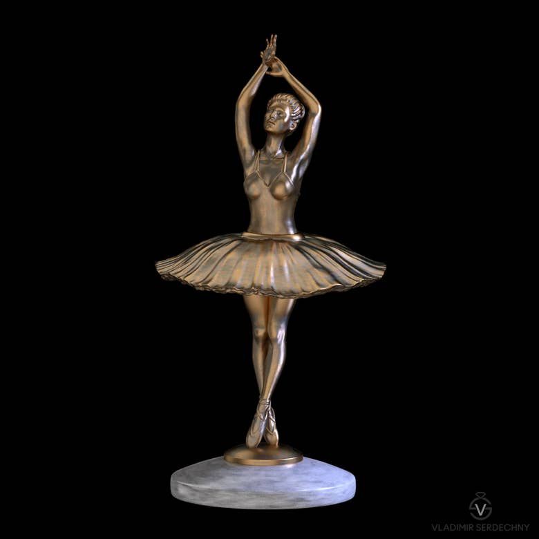 Ballerina statuette