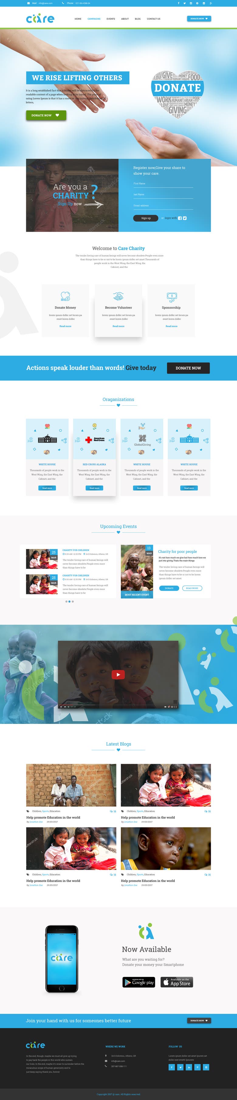 UI/UX DESIGN FOR CHARITY NETWORK