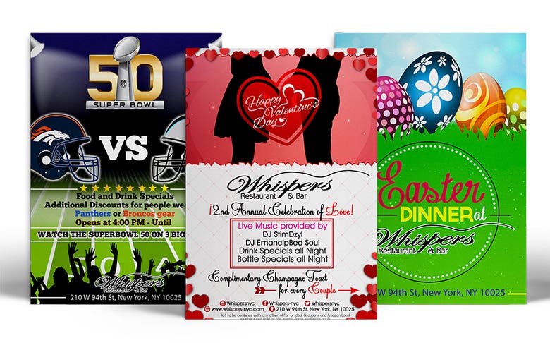 Flyers for Events