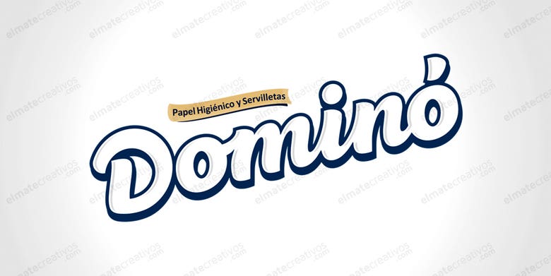 diseño de logo dominó