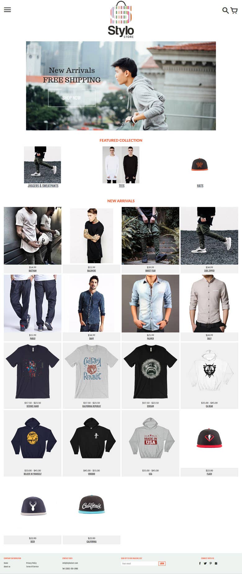 Shopify Clothing Store