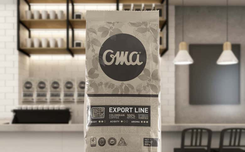 OMA COFFEE – EXPORT LINE PACKAGINGS