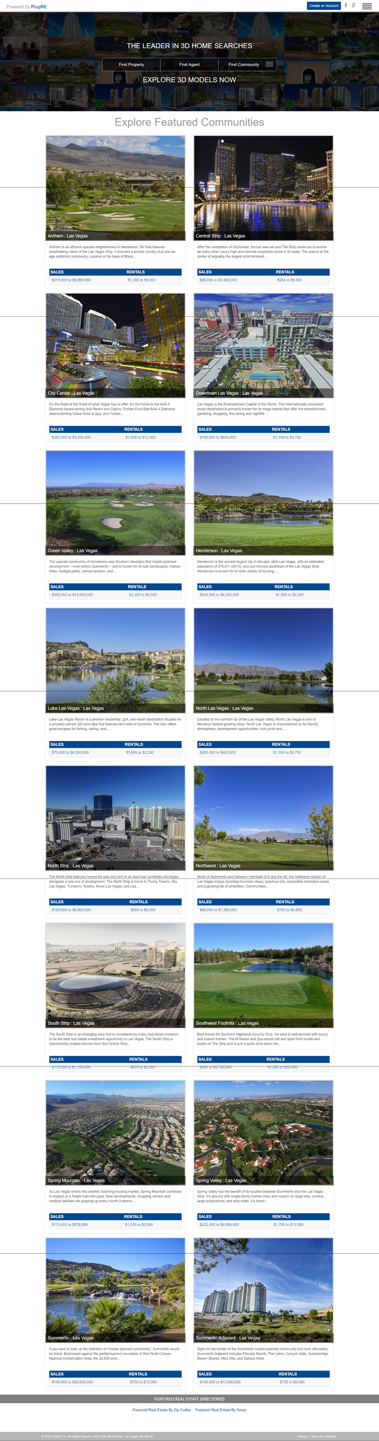 Las Vegas Real Estate and Property Values - Plugre.com