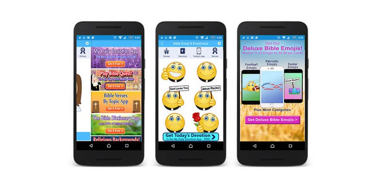 Bible Emoji & Emoticons Android and IOS Mobile Application