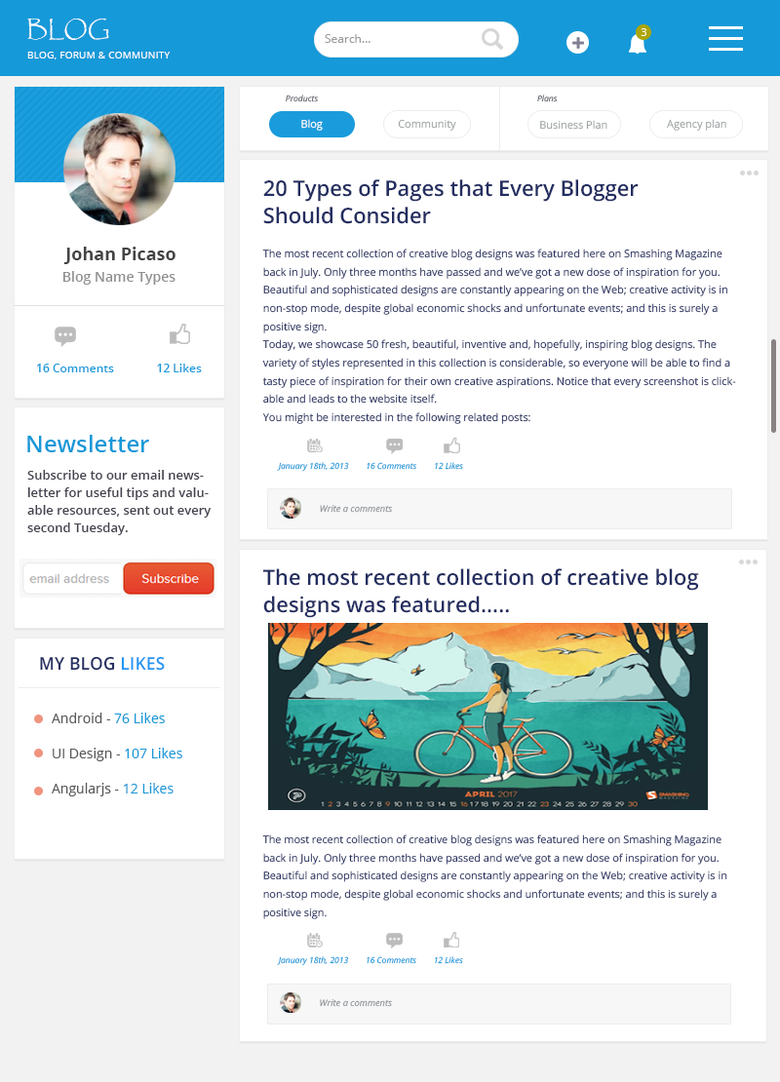 Blogger site