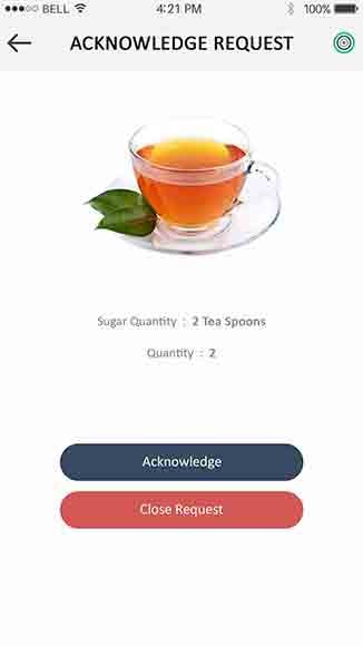 Call My Tea Boy Android and IOS mobile Application
