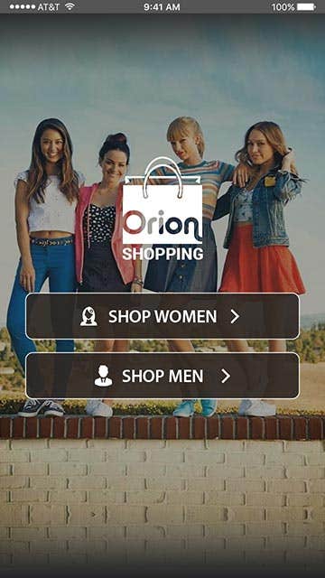 Orion Shopping Android and IOS mobile E-commerce Application