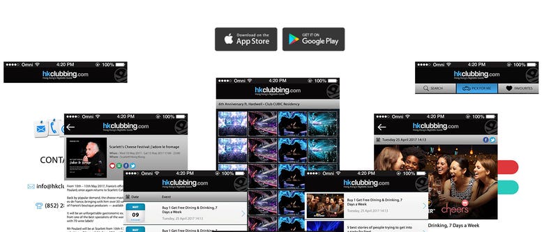 Hkclubbing Android and IOS Mobile Application