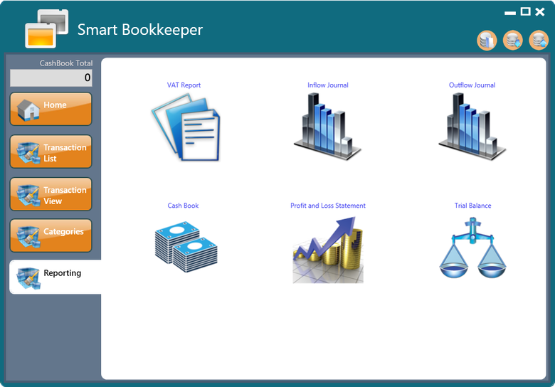 Smart Bookkeeper Application for windows