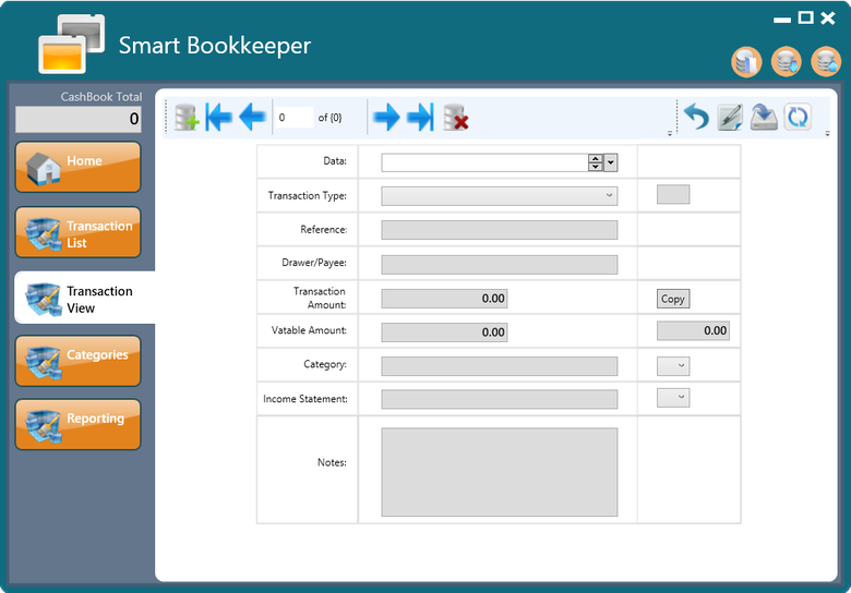 Smart Bookkeeper Application for windows