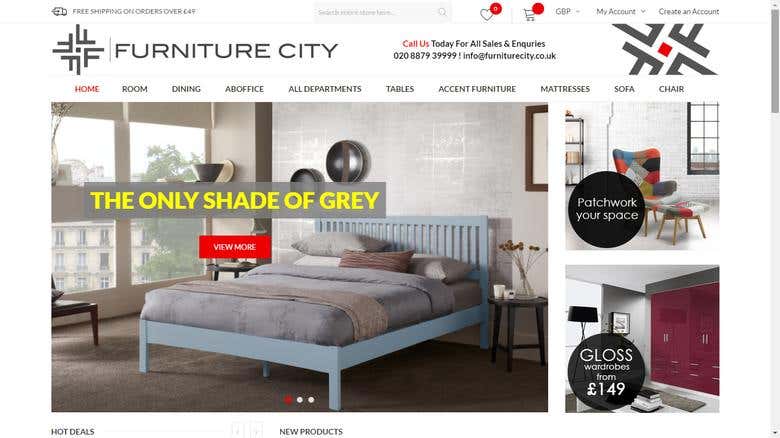 Furniturecity E-commerce store