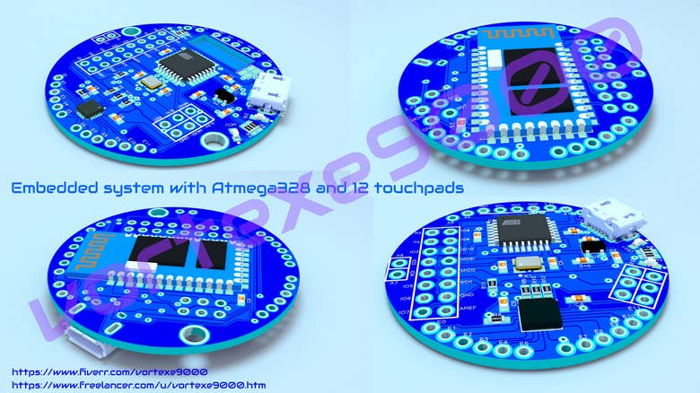 Embedded system with Atmega328