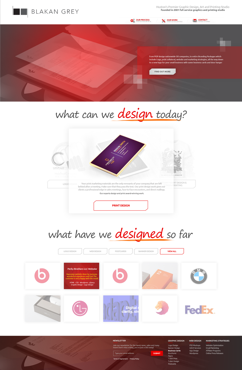 Website Template Design