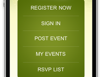 MLM Locator Events iPhone Application