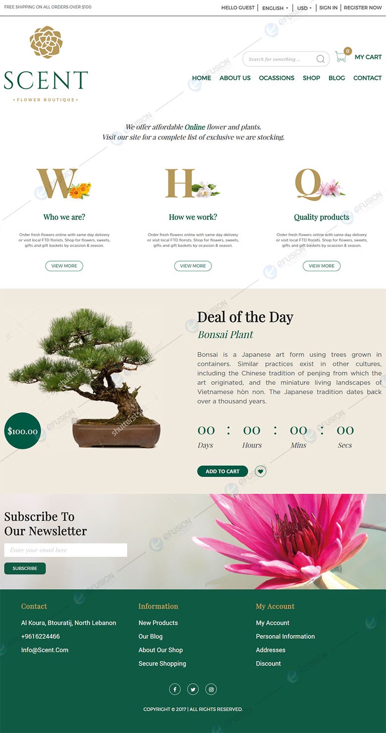 Florist Online Store | Magento