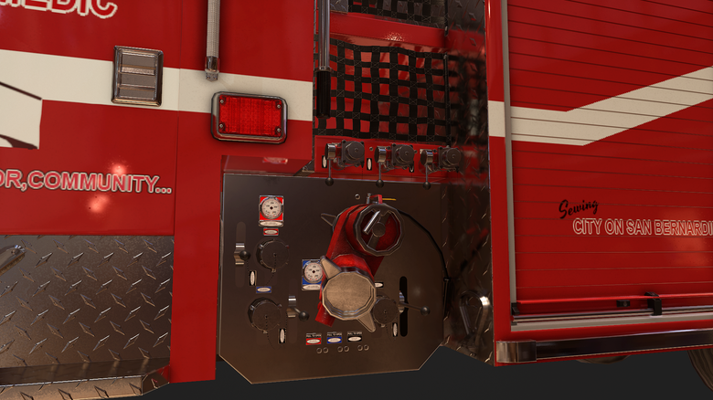 Fire Engine asset Modeling and Texturing for - GTA