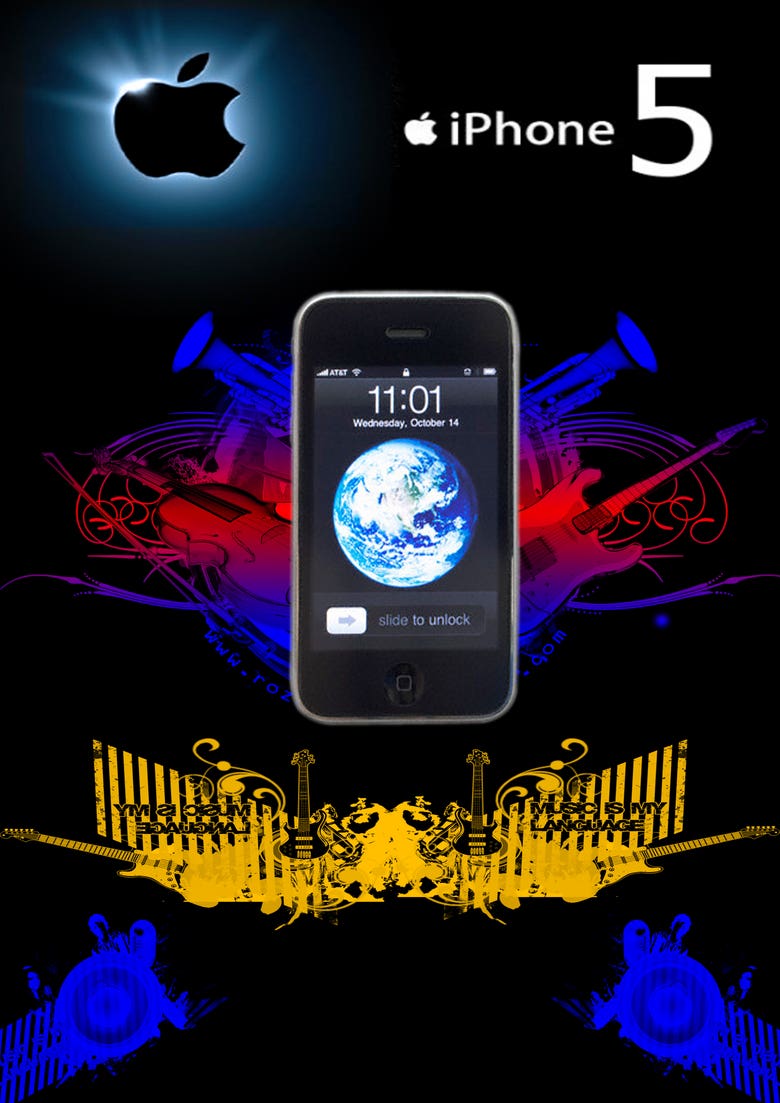 IPhone Ad Page Design