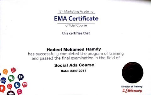 social media ads certification