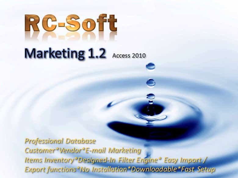 RC-Soft Marketing 1.2