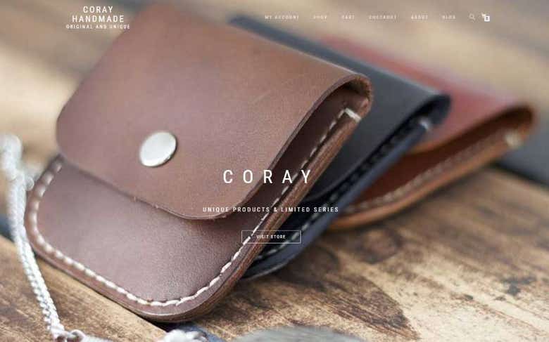 Website & Online store for Coray-Handmade