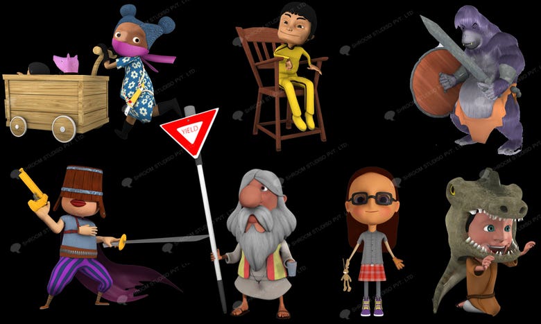 3D Character designing