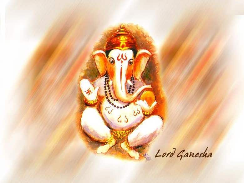 Lord Ganesha's pic vectorized