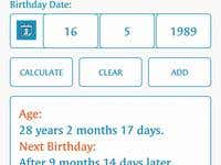 Age Calculator Birthday Reminder In Google Playstore Freelancer