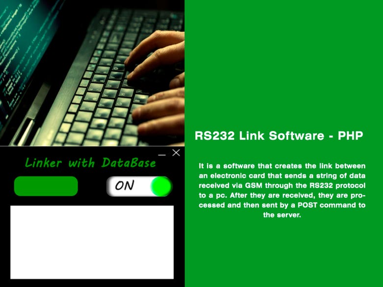 RS232 Link Software - PHP