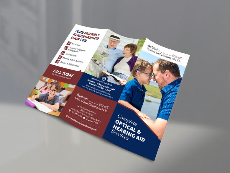 Design a brochure (3 Fold)