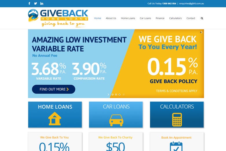 Give Back Home Loans