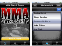 iPhone App MMA Stats