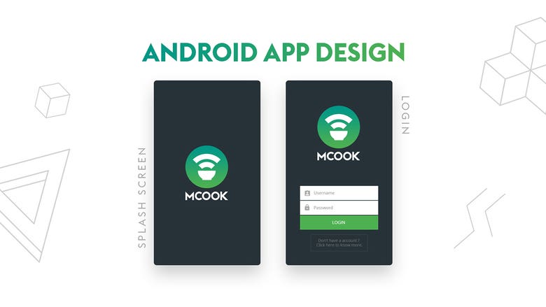 MCOOK: Restaurant App Design