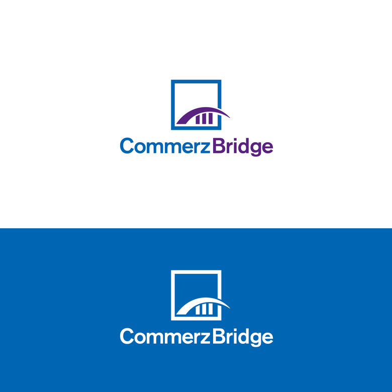 CommerzBridge Bank Logo Design