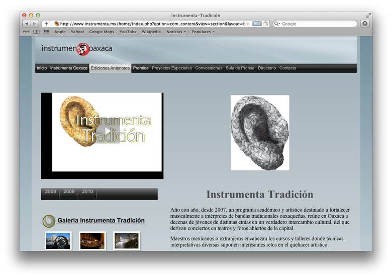 Web Site Instrumenta