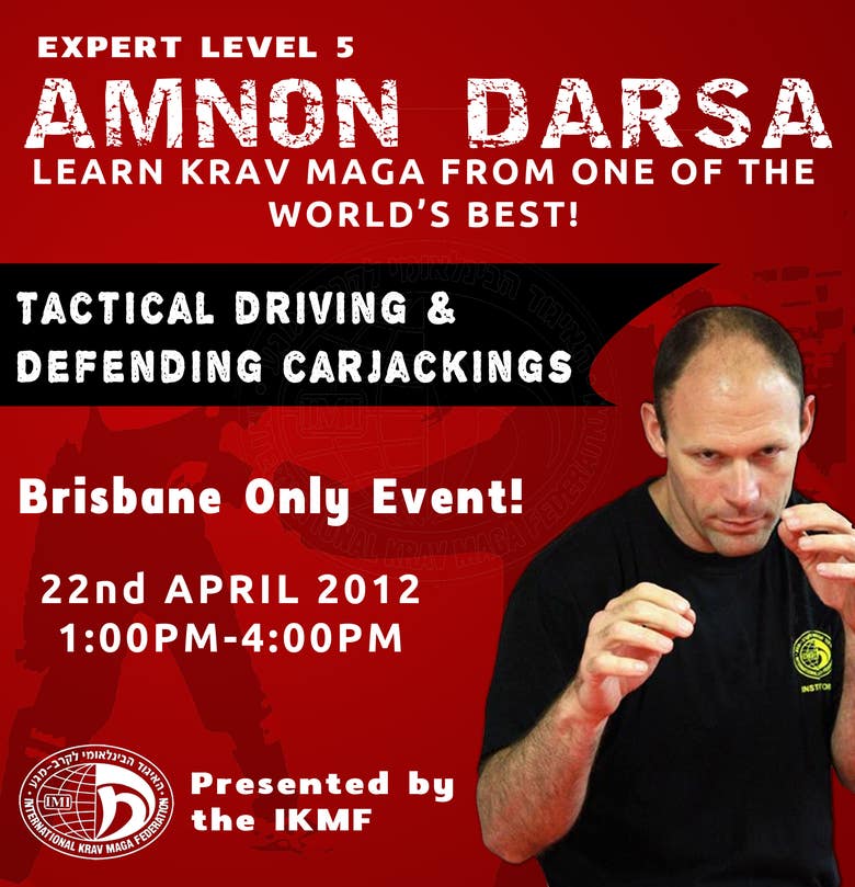 First-time Australian Krav Maga Event Poster