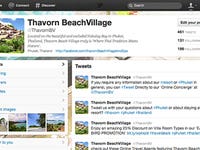 Twitter Page for Thavorn Beach Village and Spa