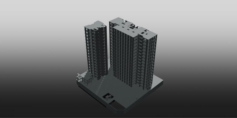 Structural Design of High Rise Building, Cairo, Egypt