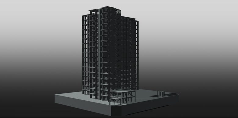 Structural Design of High Rise Building, Cairo, Egypt