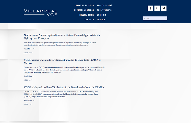 Multi language Squarespace website for law form