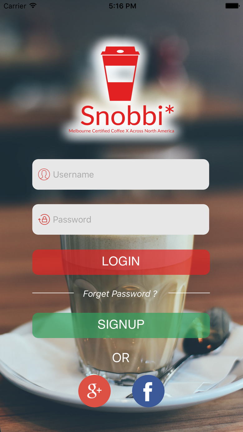 Snoobi(Food Ordering App)