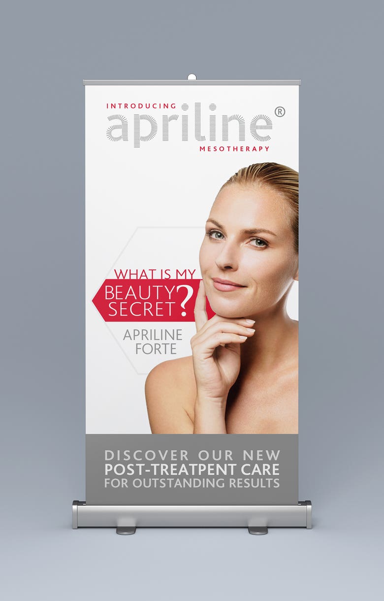 Roll-up Design for Cosmetic company (Switzerland)