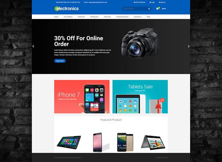 Electronify BigCommerce Stencil Theme