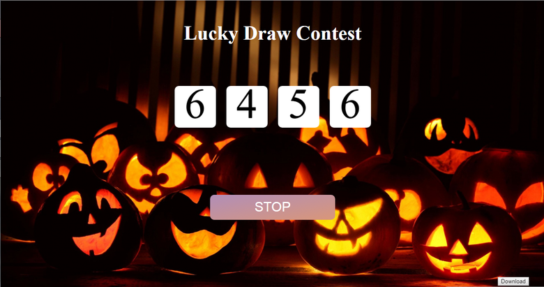 JavaScript based LuckyDraw Application - V2 for Contest | Freelancer