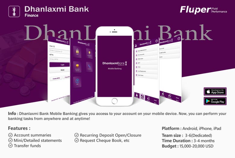 Dhanlaxmi Bank - Mobile Banking