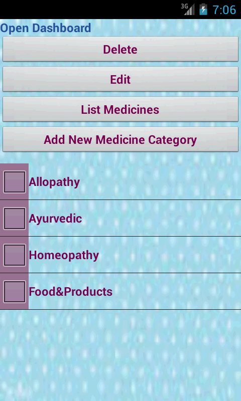 Medicine App in Android