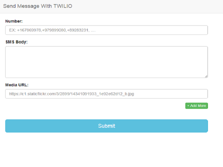 Send SMS with Twilio