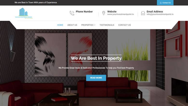 Real Estate Portal Website CMS Based With Listing