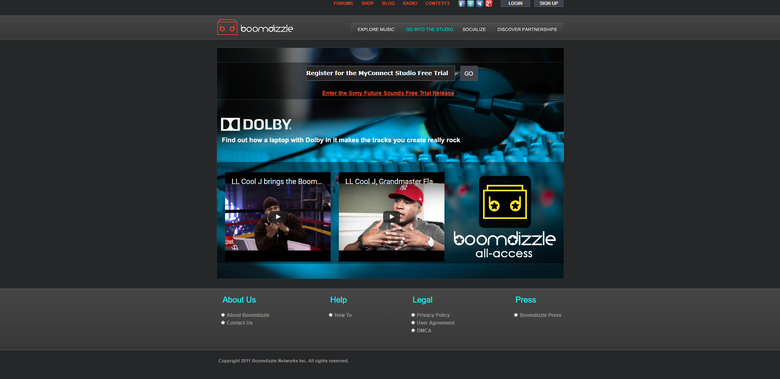 Boomdizzle Website