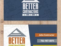 Better Contractors Business Cards