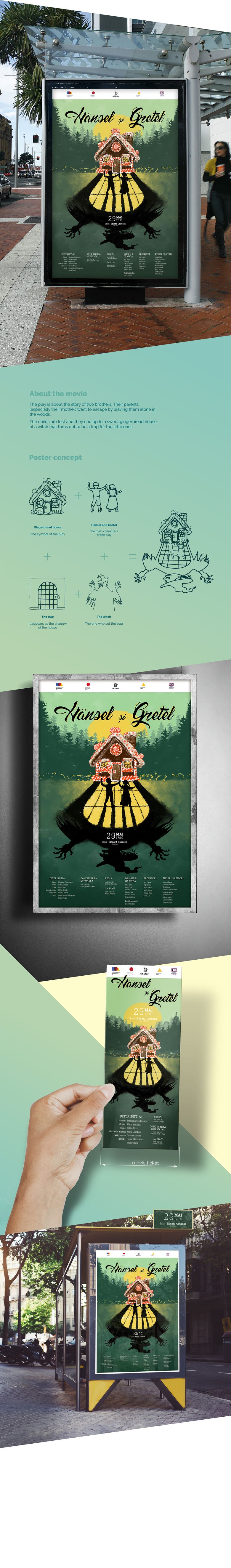 Hansel and Gretel - Theater poster